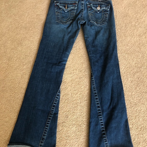 True religion low rise bootleg jeans - Picture 8 of 9